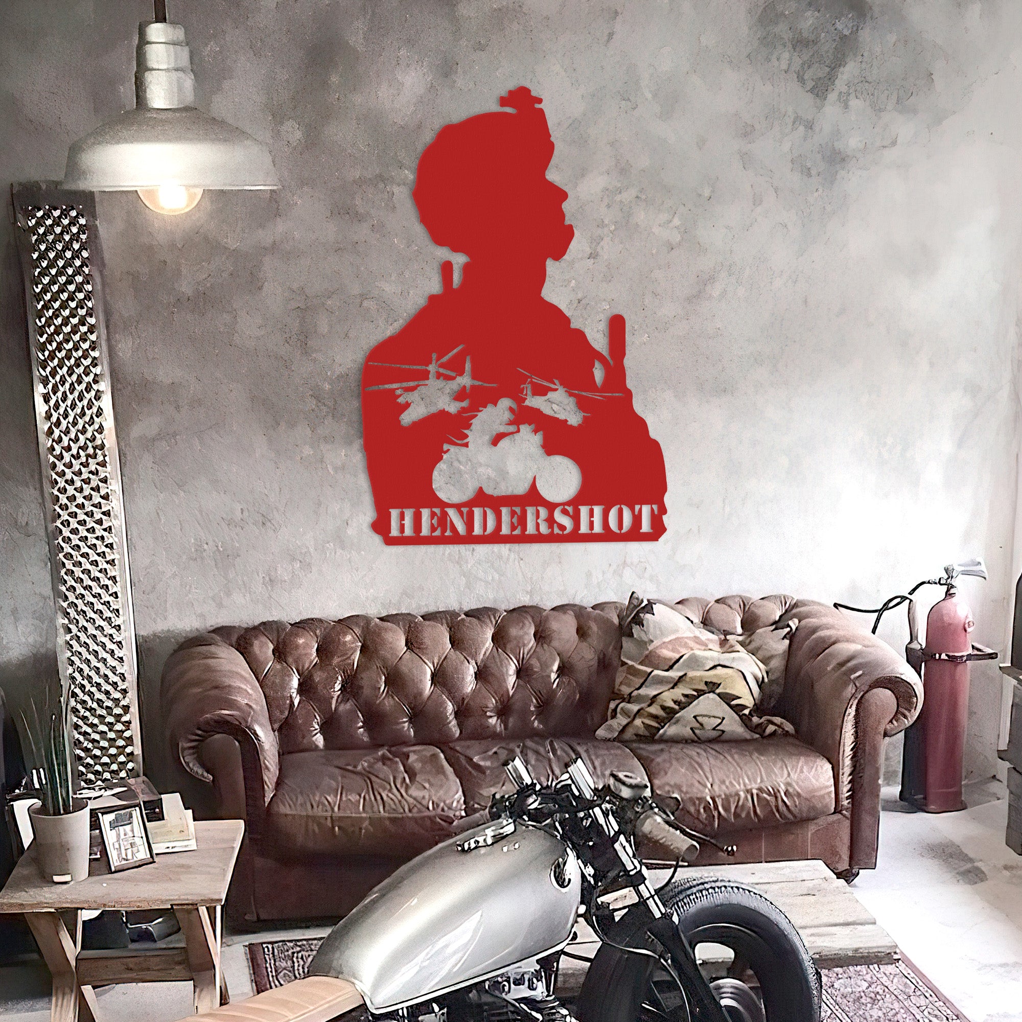 Aviator On Wheels - Personalized Metal Wall Art