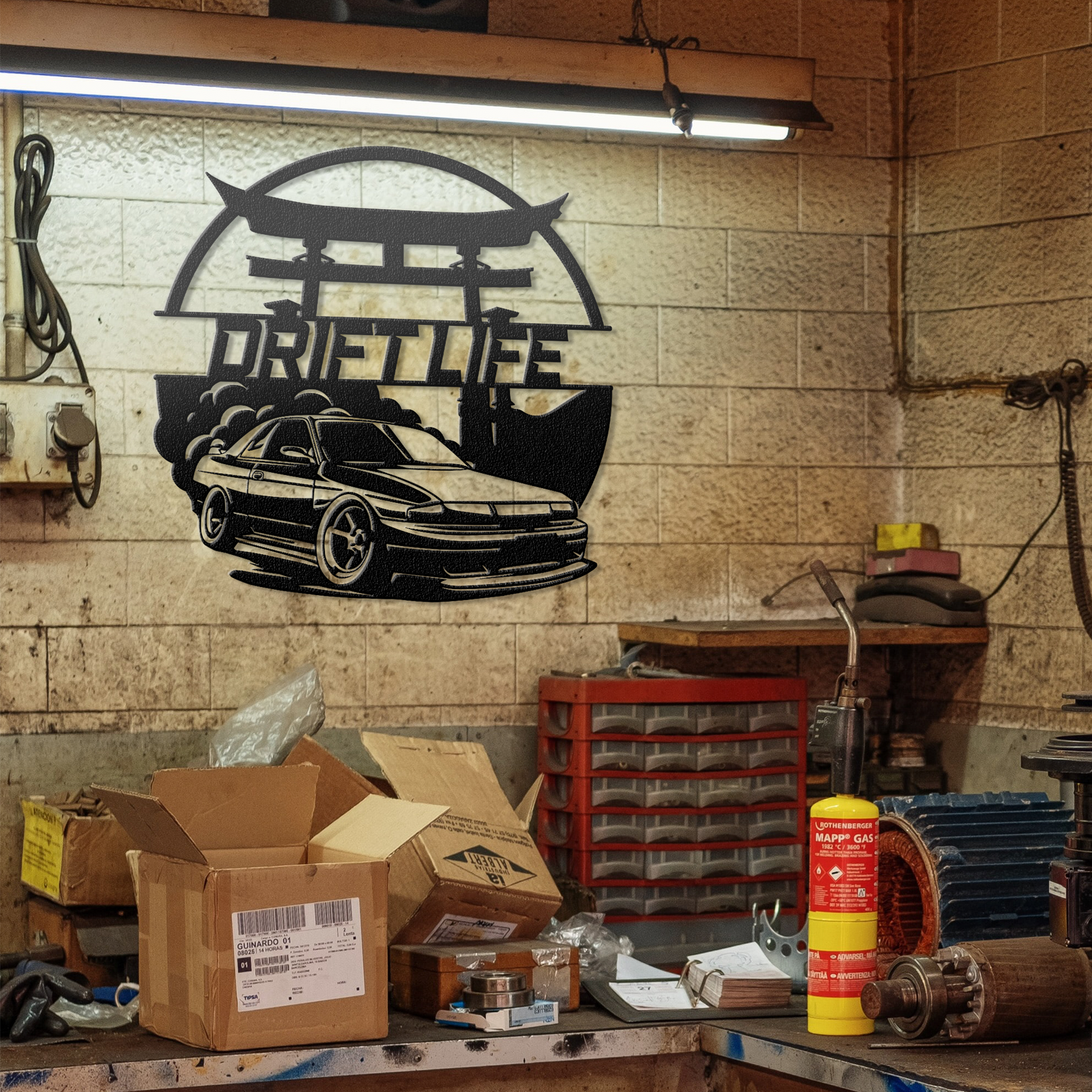 Torii Drifter - Personalized Metal Wall Art