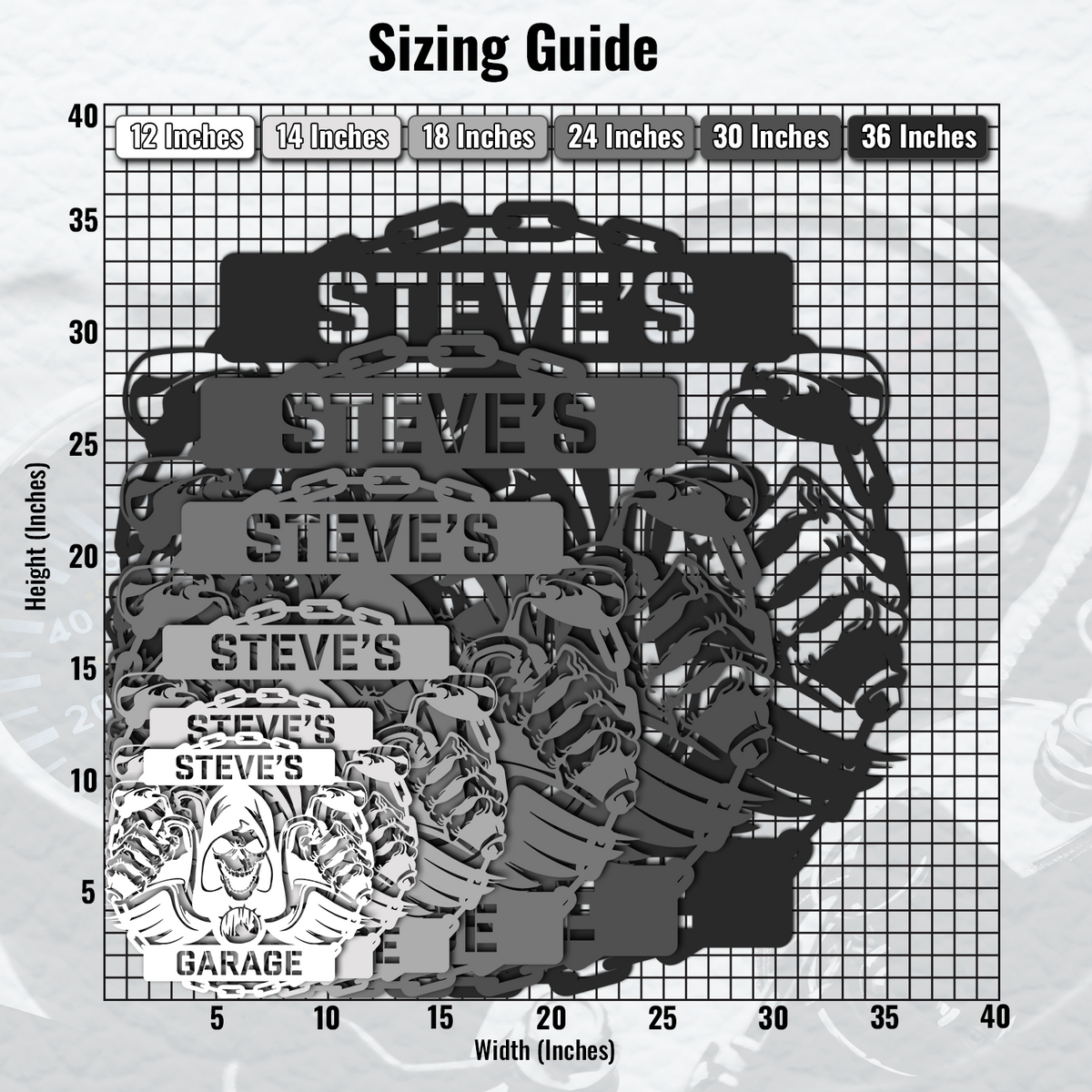 a poster with a bunch of stickers on it