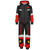 Black and Red Super Sport Jumpsuit - Adult