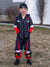 Black and Red Super Sport Jumpsuit - Kids