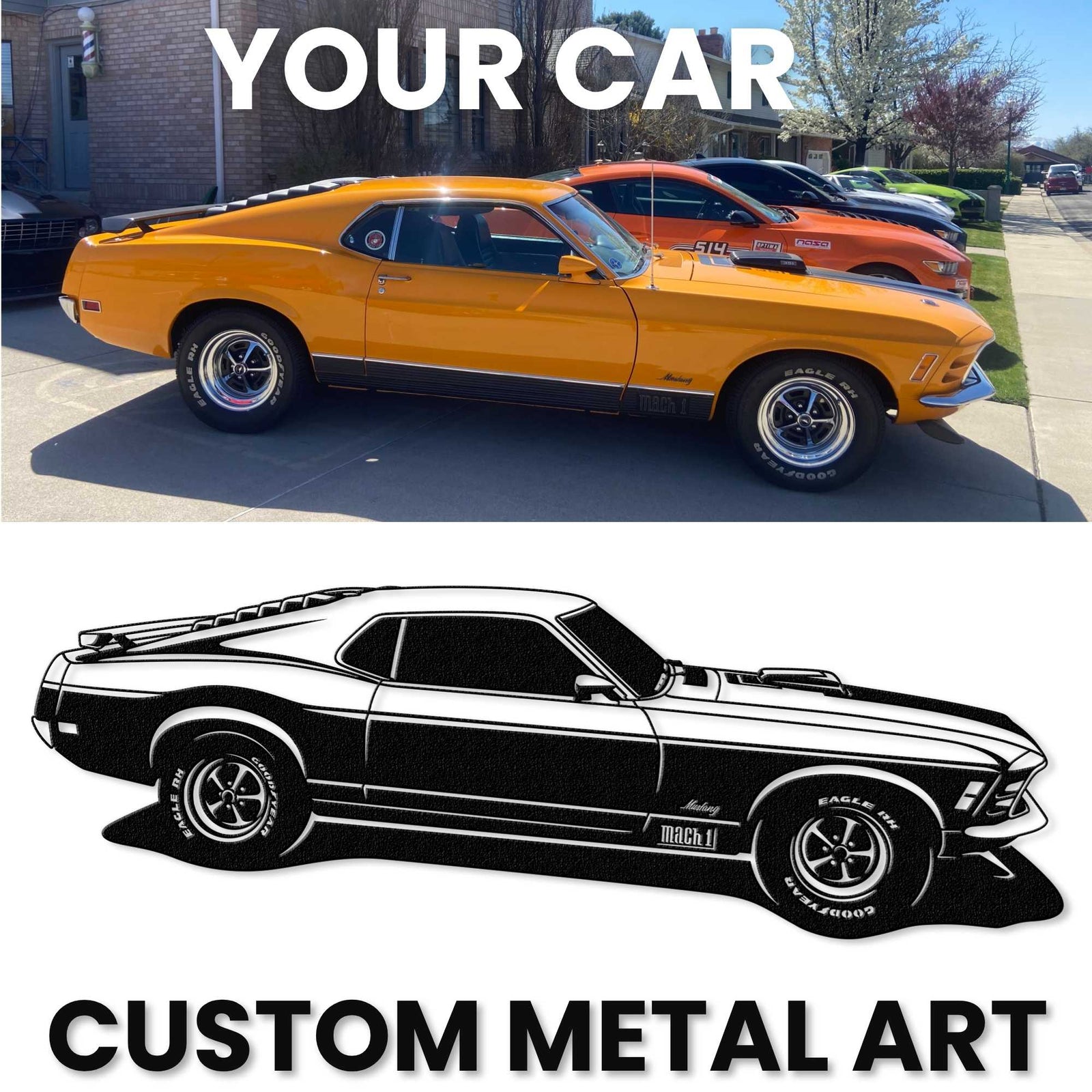 Your Custom Ride Metal Wall Art - 5 Colors