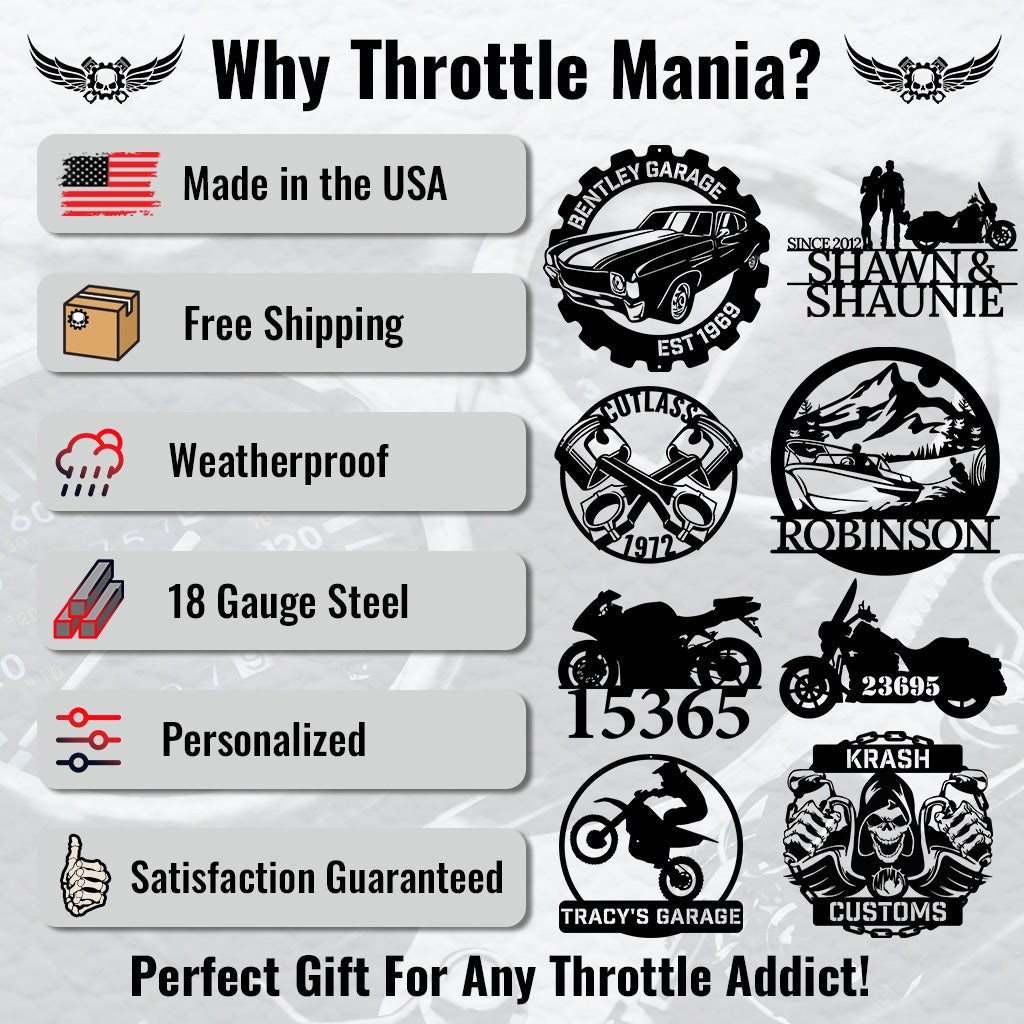 Torii Drifter - Personalized Metal Wall Art