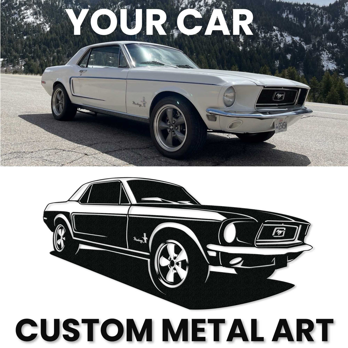 Your Custom Ride Metal Wall Art - 5 Colors