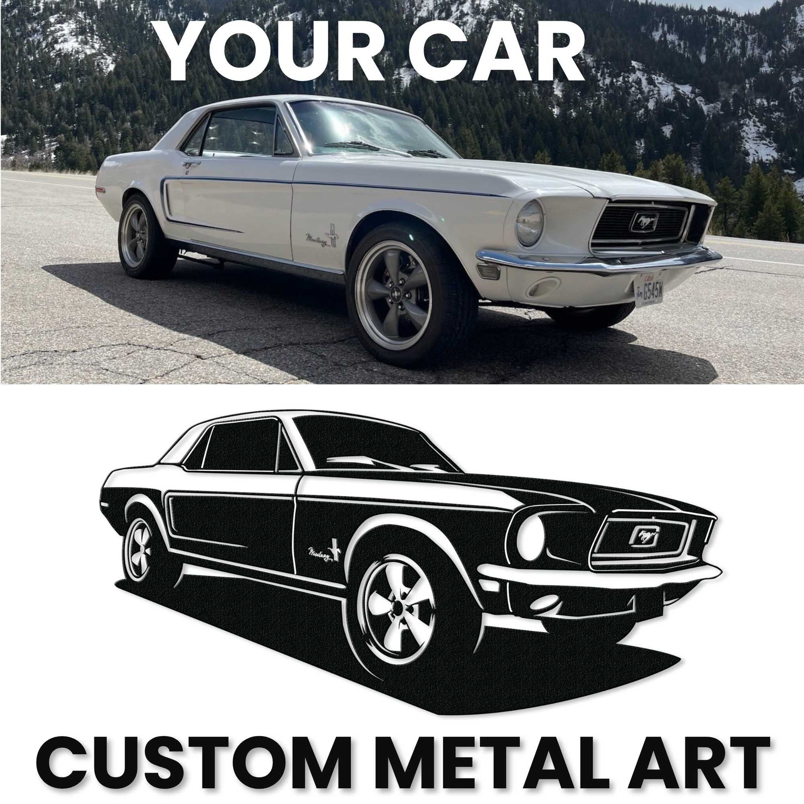 Your Custom Ride Metal Wall Art - 5 Colors