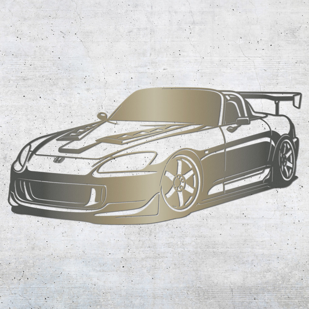 Turn Your Ride into Custom Metal Wall Art - 12 Colors