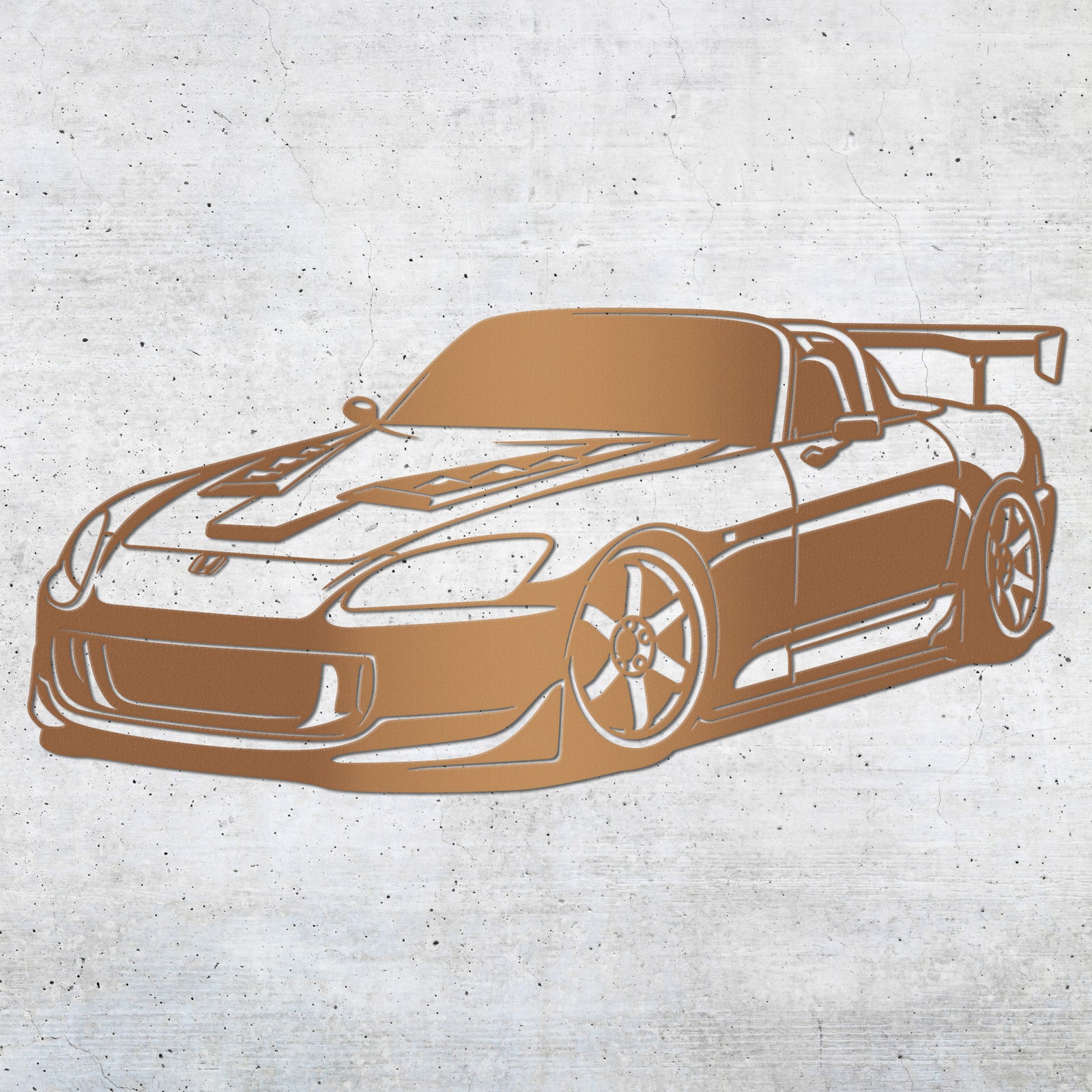 Turn Your Ride into Custom Metal Wall Art - 12 Colors