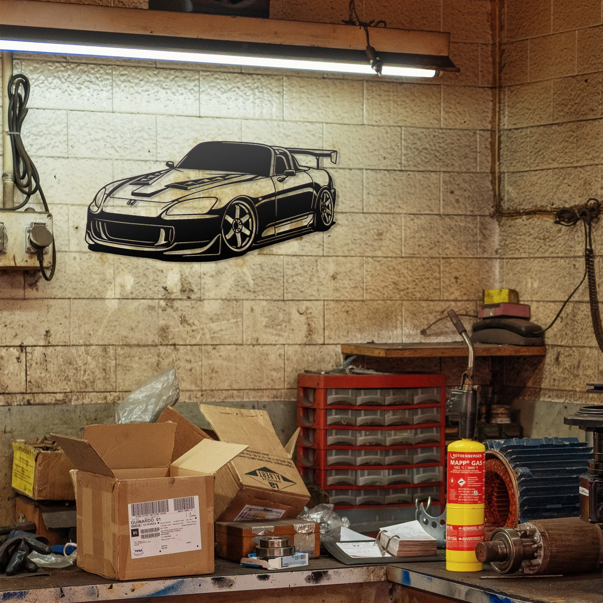 Turn Your Ride into Custom Metal Wall Art - 12 Colors