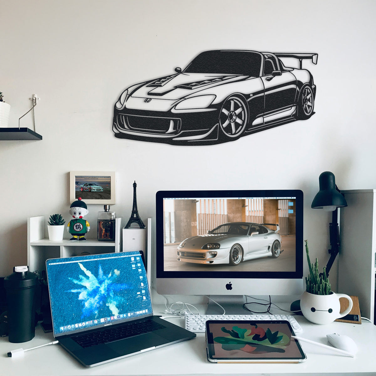 Turn Your Ride into Custom Metal Wall Art - 12 Colors