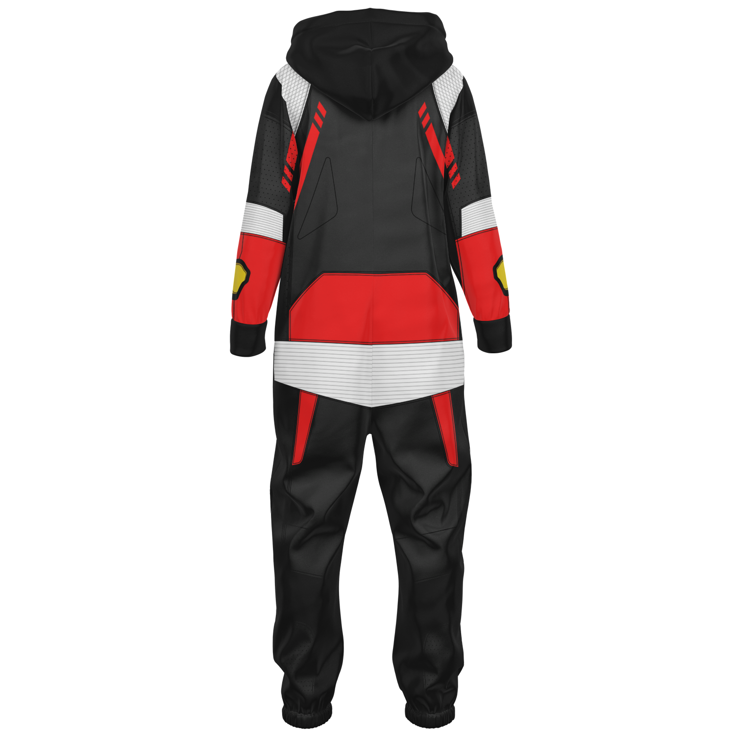 Black and Red Super Sport Jumpsuit - Kids