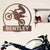 Motocross Wheelie - Personalized Metal Art Metal Art - Throttle Mania
